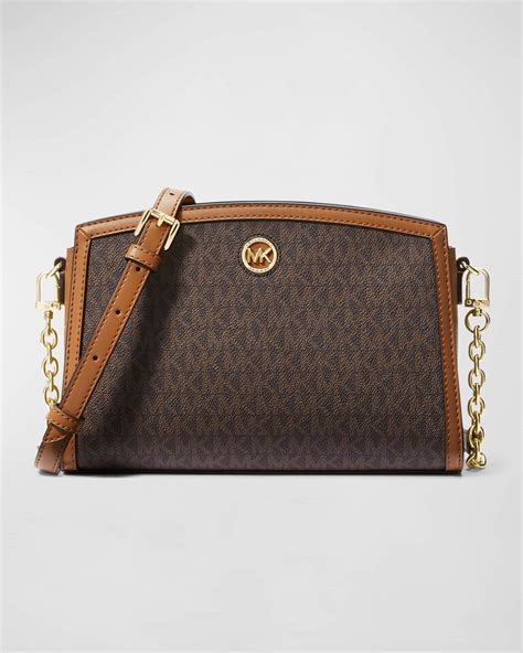 michael kors leather cross body cluth|Michael Kors crossbody thick strap.